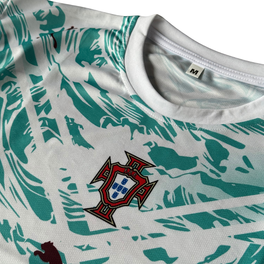 07 Ronaldo Portuga Away 2026 Home Round Neck Sublimation Print Logo Jersey - Unisex