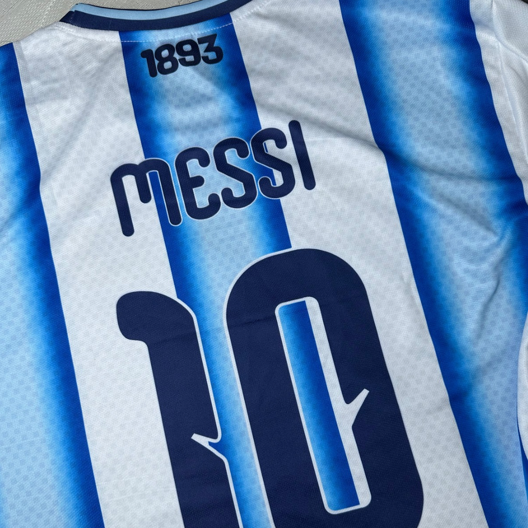10 Messi Argentina 2026 Home Sublimation Print Jersey - Unisex