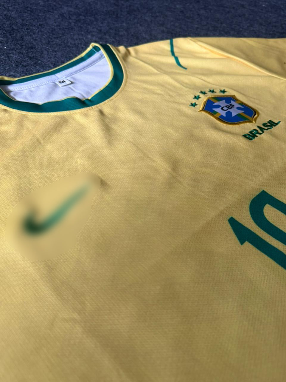 Brazil Kit 2026 Home Embroidery Neymer 10 Print Jersey - Unisex